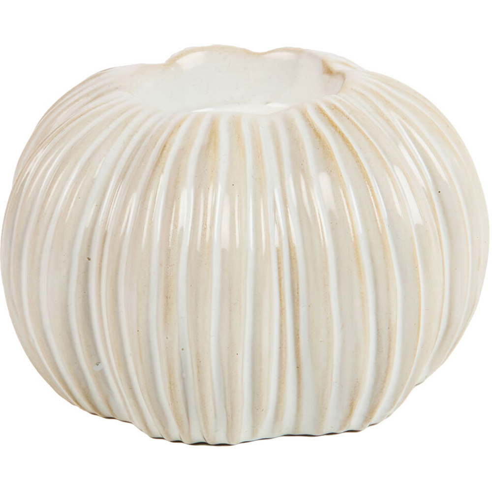 Ceramic Pumpkin Tealight Holder Image 4