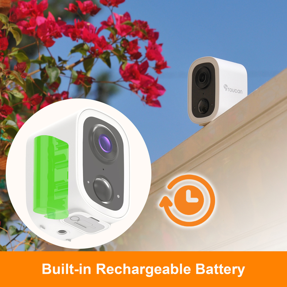 Toucan V3 Video Doorbell with S4 Security Camera and Seek Pan and Tilt Camera Image 7