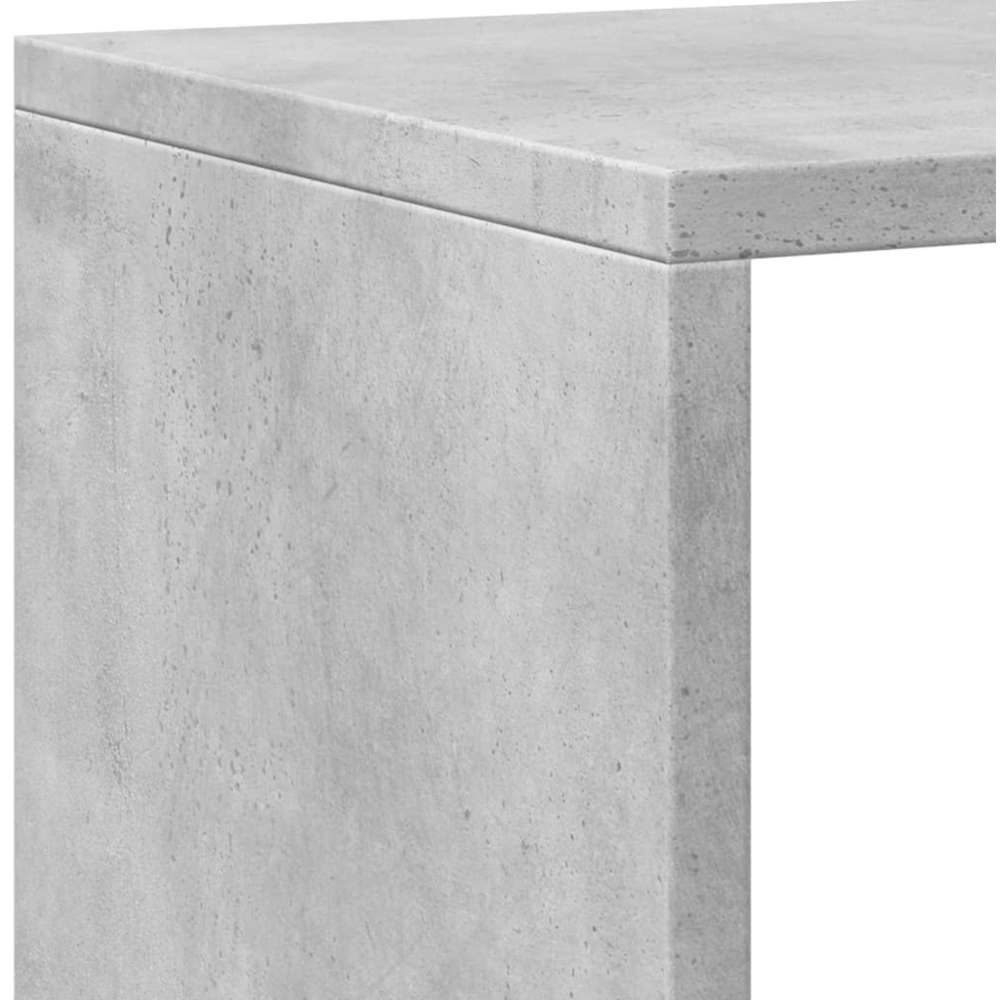 vidaXL 16 Shelf Concrete Grey Bookcase Image 6