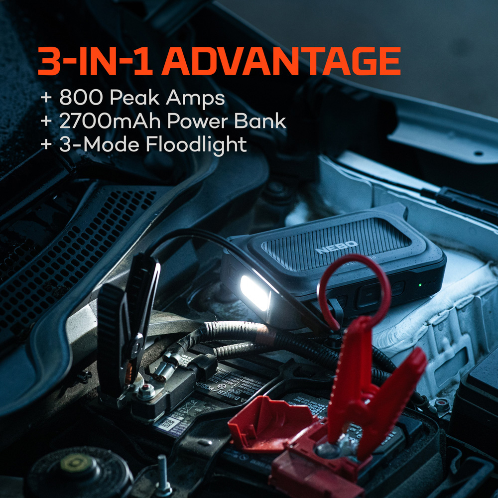 Nebo Assist 800 3-in-1 800Amp Car Jump Starter Kit Image 5