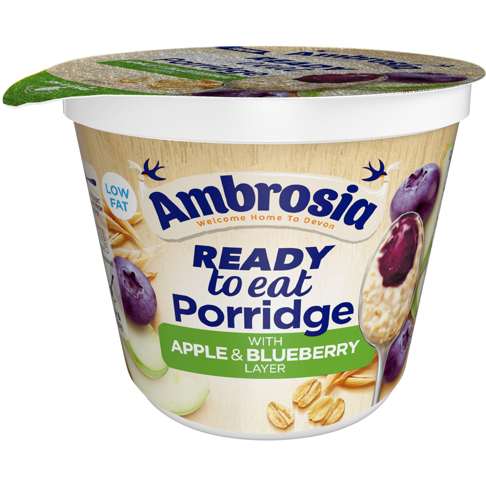 Ambrosia Apple and Blueberry Ready To Eat Porridge 210g Image