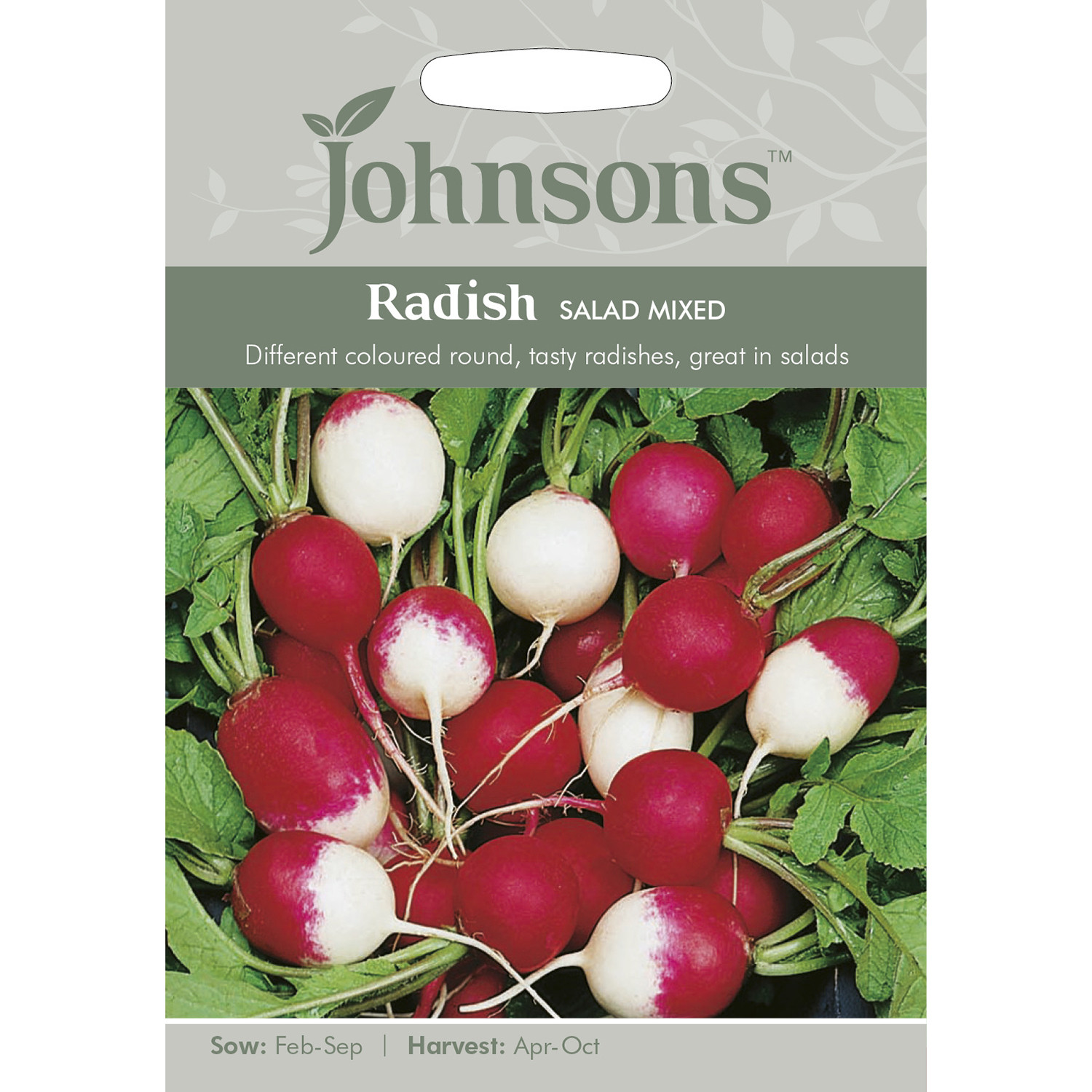 Johnsons Salad Mixed Radish Seeds Image 2