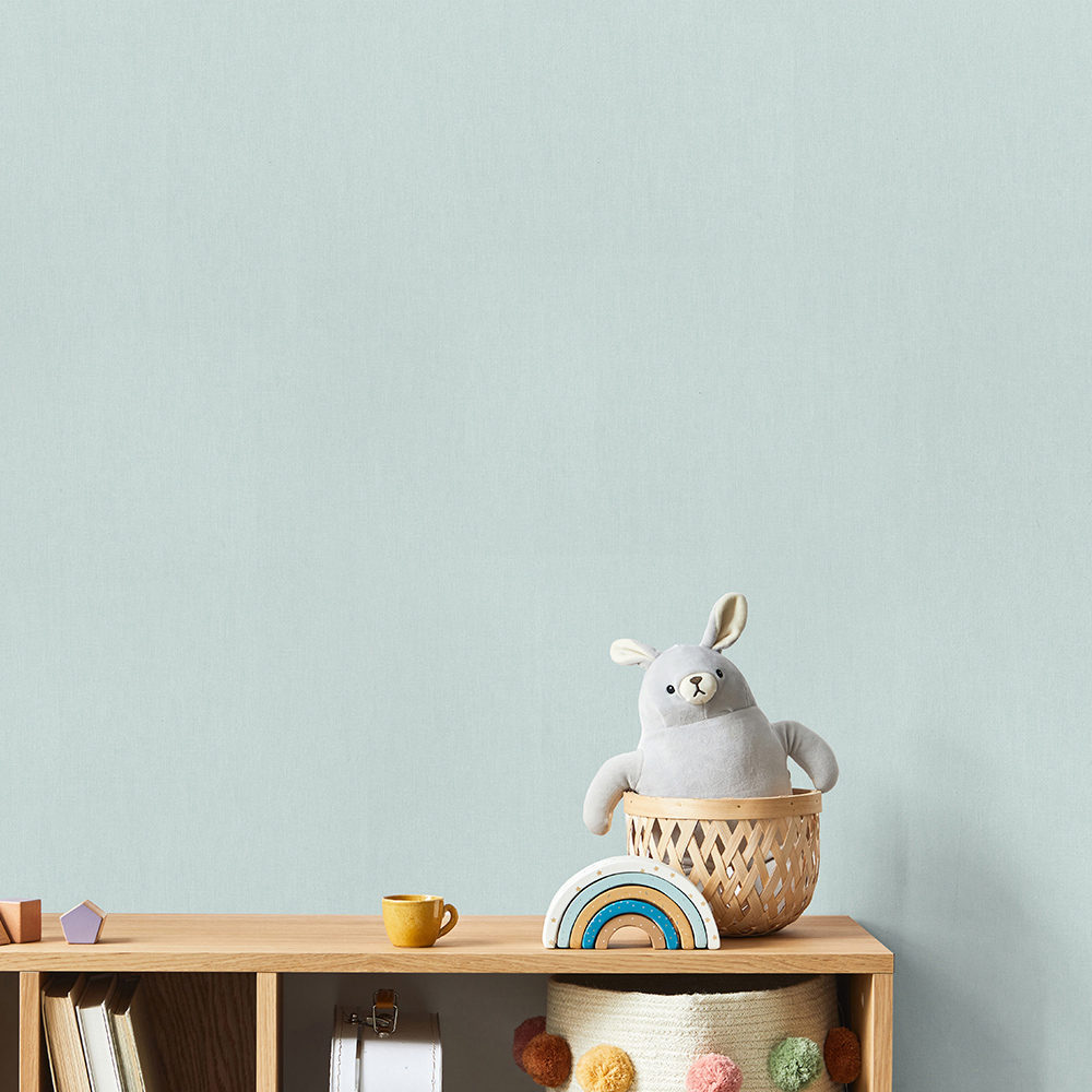 Muriva Easeful Texture Duck Egg Wallpaper Image 2