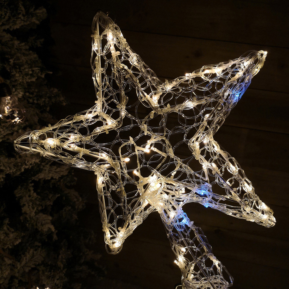 Samuel Alexander Soft Acrylic 2D Shooting Star LED Christmas Decoration 120cm Image 2