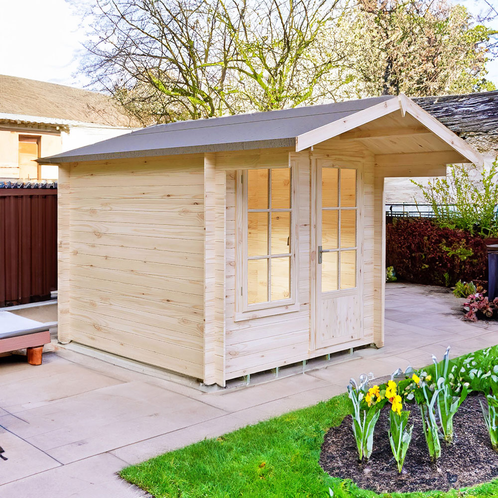 Shire Crinan 10 x 10ft Pressure Treated Wooden Log Cabin Image 6