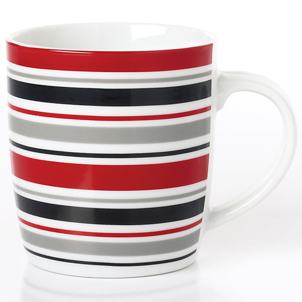 Waterside Brompton Burgundy 4 Piece Mug Set Image 2