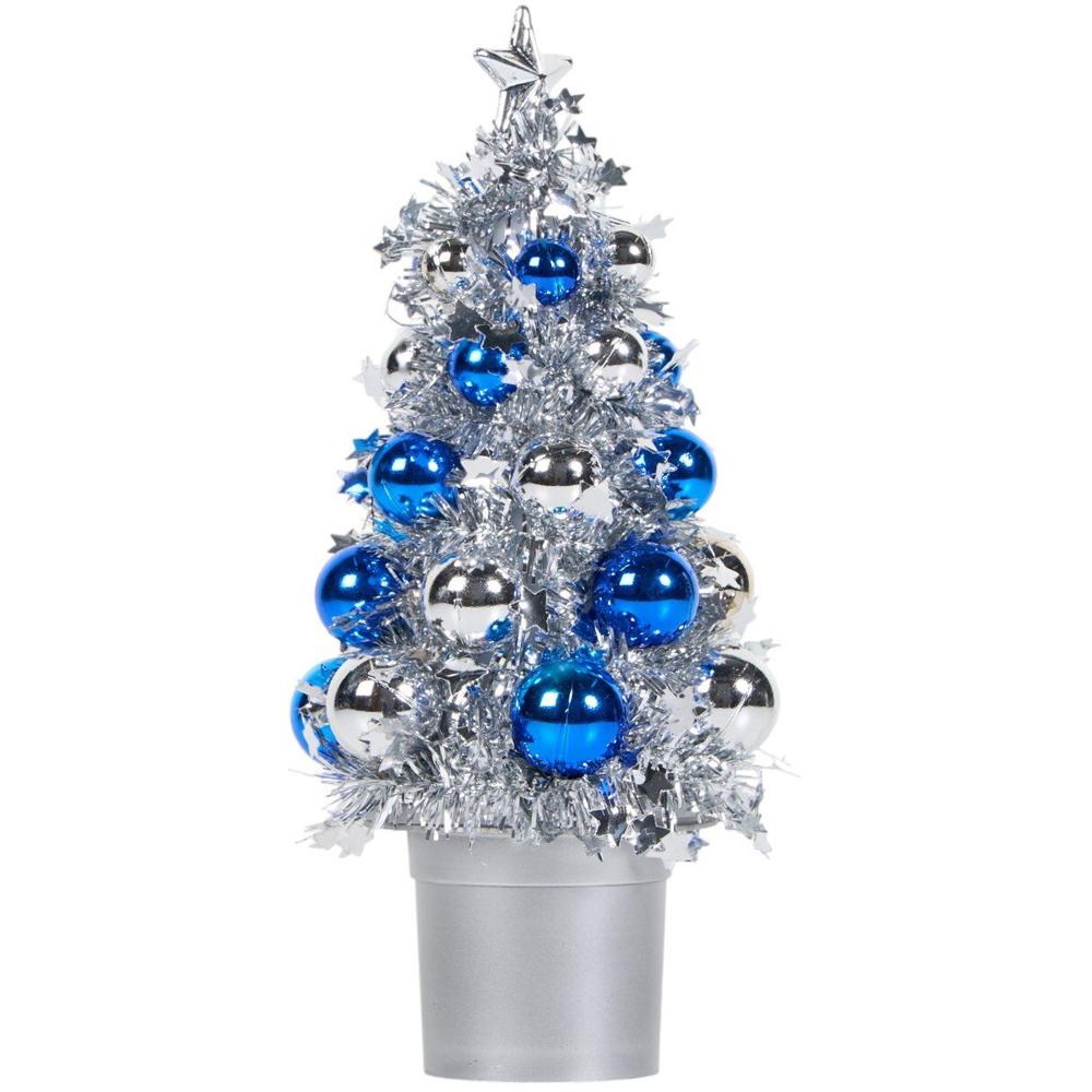 Christmas Tinsel Tree with Ball Image 9