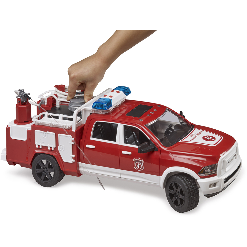 Bruder RAM 2500 Light and Sound Fire Engine Truck Image 6