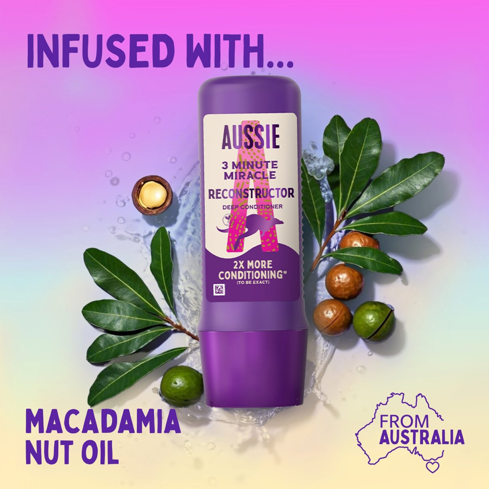 Aussie 3 Minute Miracle Reconstructor Deep Conditioner Image 4