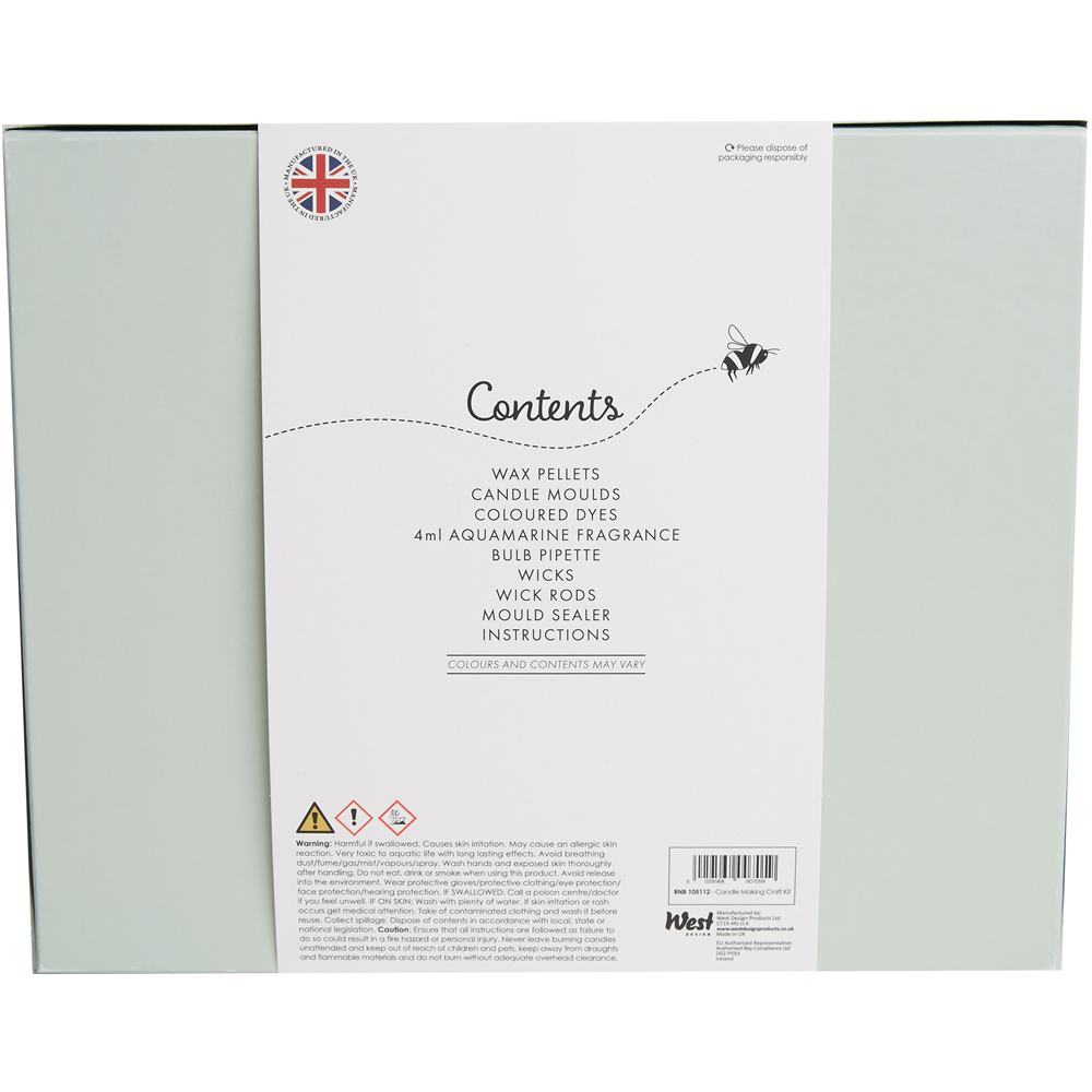 Bee & Bumble Multicoloured Make Your Own Candles Craft Kit Image 6
