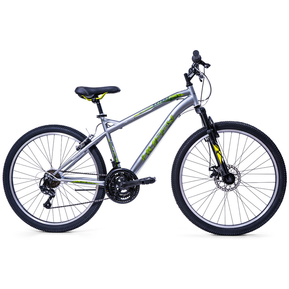 Huffy Extent 18 Speed 26 inch Matte Gunmetal Hardtail Mountain Bike Image 3