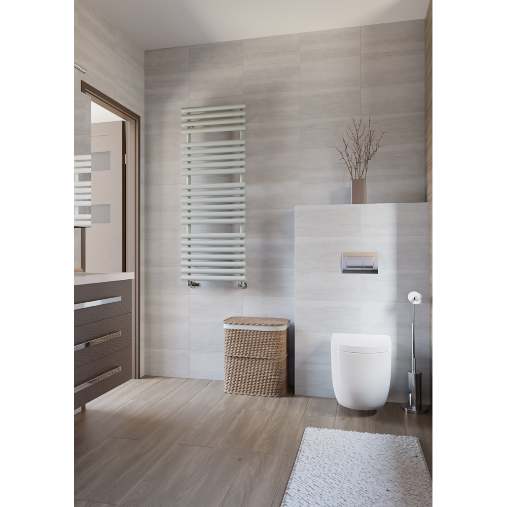 Terma Rolo Towel 2629BTU Salt n Pepper Heated Towel Rail 1360 x 520mm Image 7