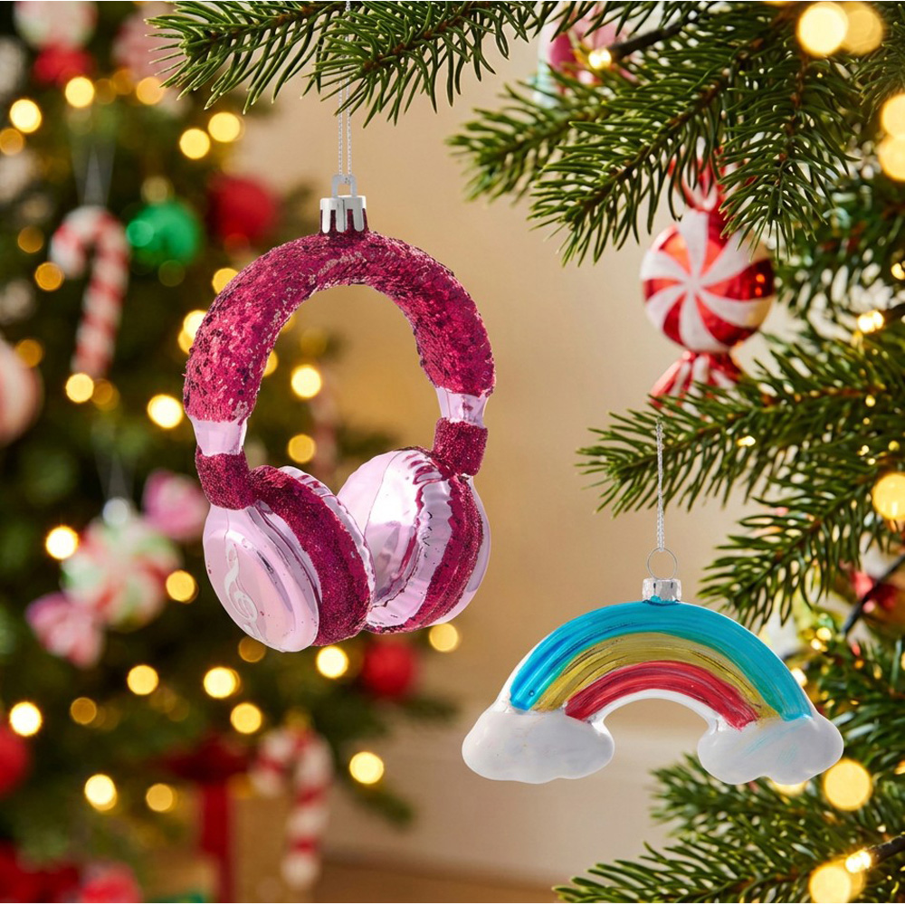 Set of 6 Fun Colourful Decorations Image 2