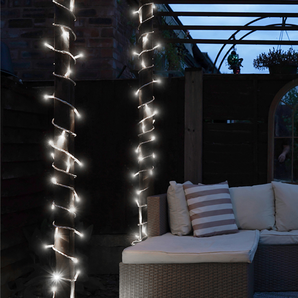 Eagle Connect Cool White LED White String Light 65m Image 4