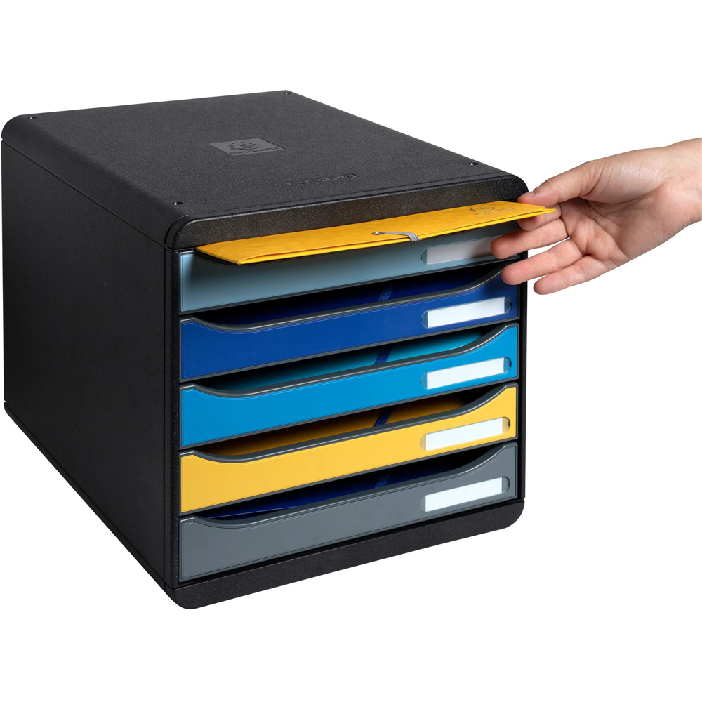 Exacompta Big Box Plus 5 Drawer Multicolour Filing Module Image 7