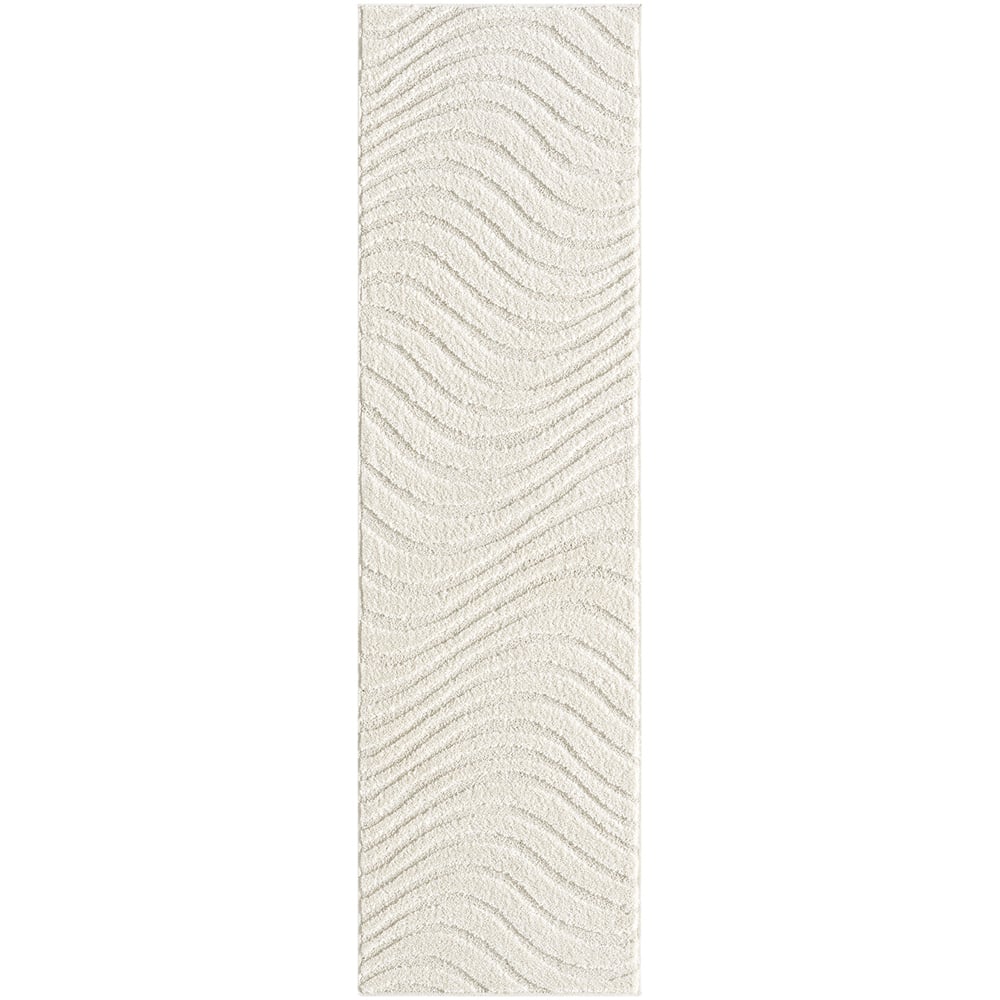 Desire Rugs Aya Cream Embossed Waves Rug 200 x 290cm Image 3