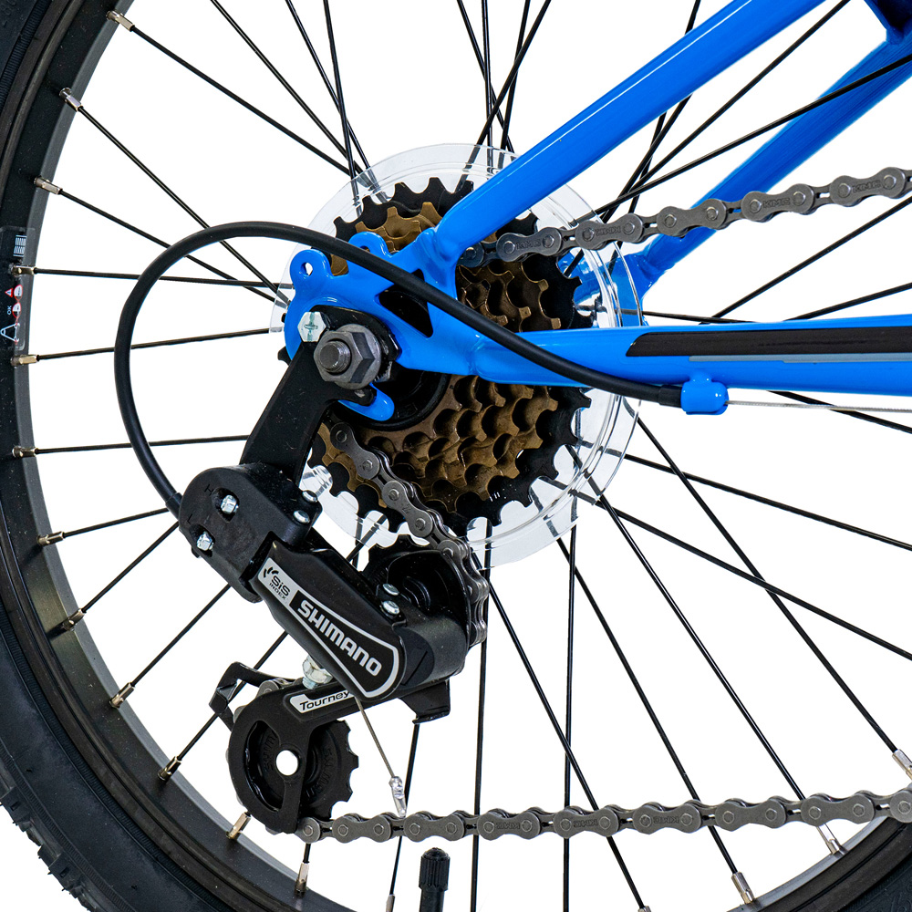 Falcon Samurai Kids 20 inch 6 Speed Blue Mountain Bike Image 3