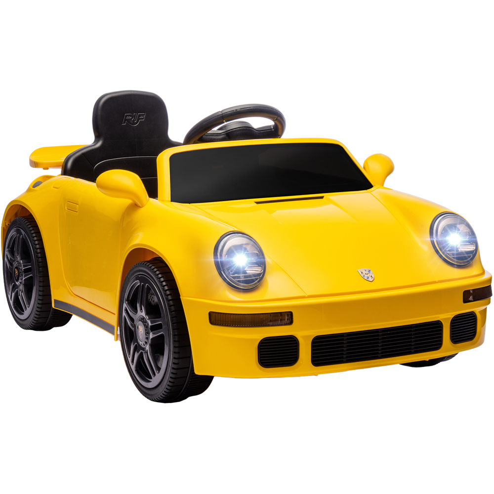 Tommy Toys Yellow Battery Powered Kids Remote Control Electric Car Image 1