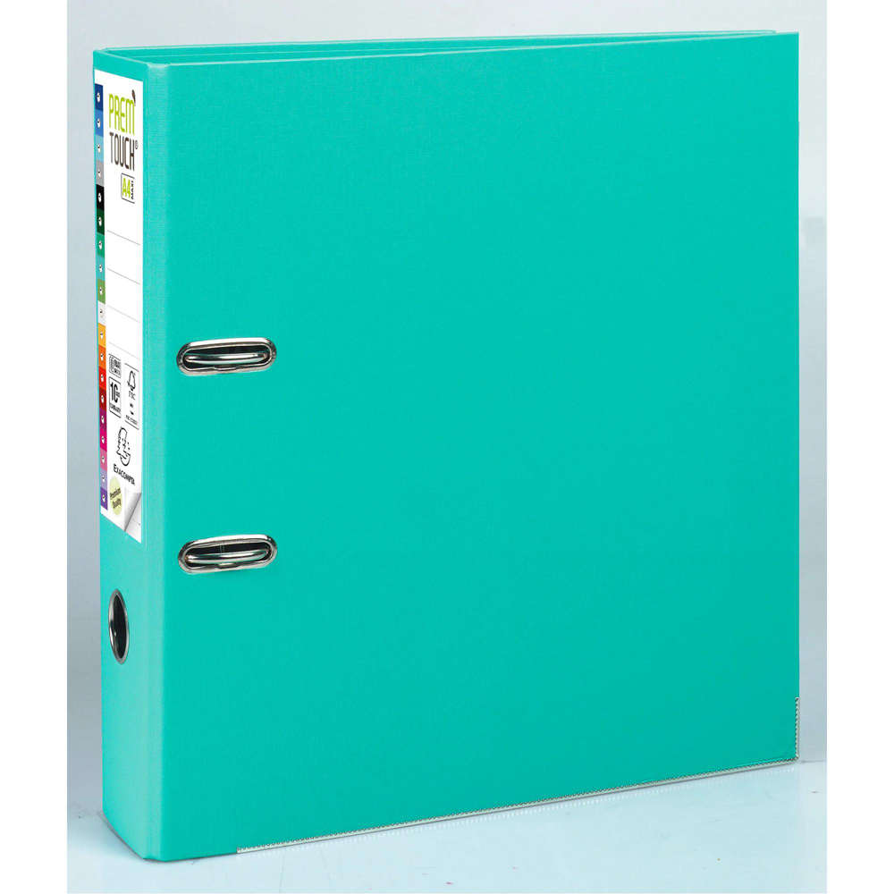 Exacompta PremTouch A4+ Light Green PP Lever Arch File 10 Pack Image 2