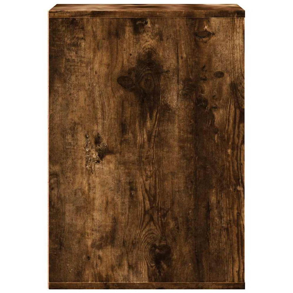 vidaXL 3 Drawer Smoked Oak Wooden Chest of Drawers Image 5