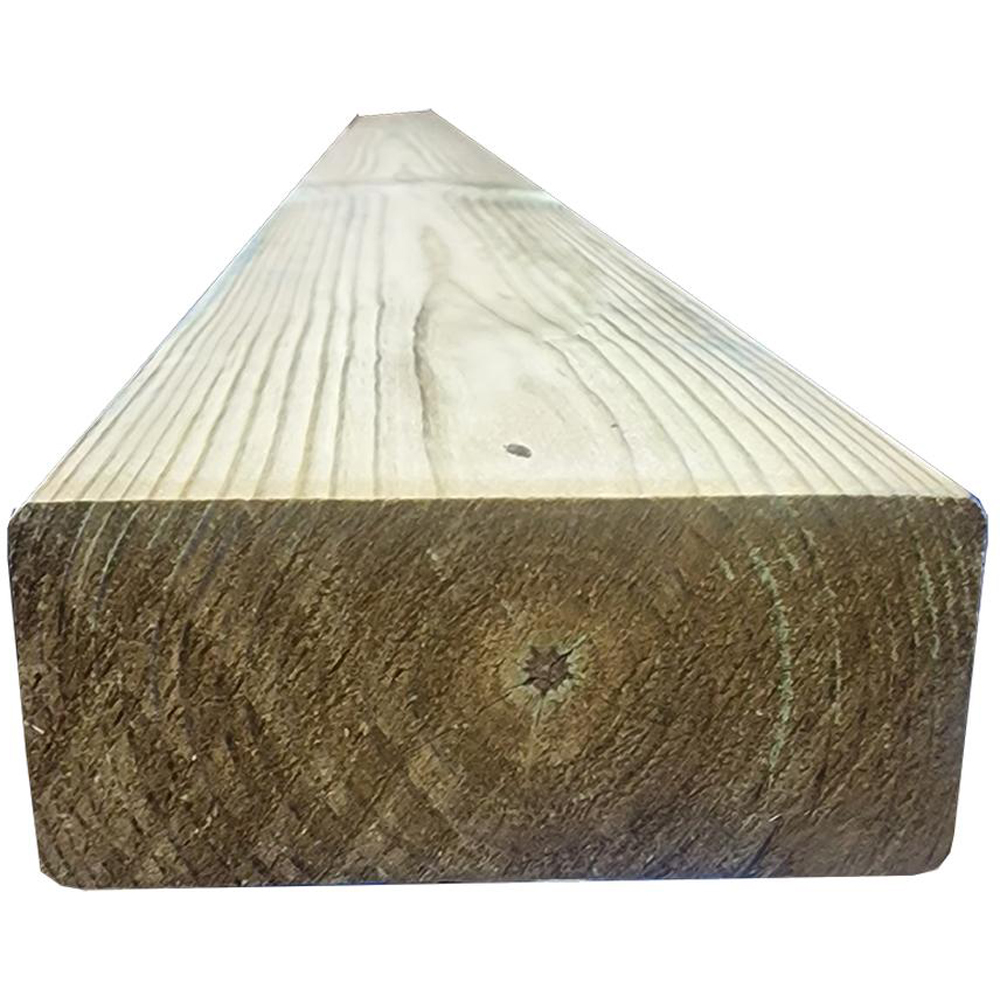 Snowdon Timber 4 x 2 inch Pressure Treated Garden CLS Decking Joist 2.4m x 89mm 8 Pack Image 2
