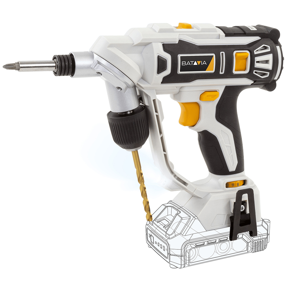 Batavia 18V Twin Drill and Screwdriver Bare Unit Image 4