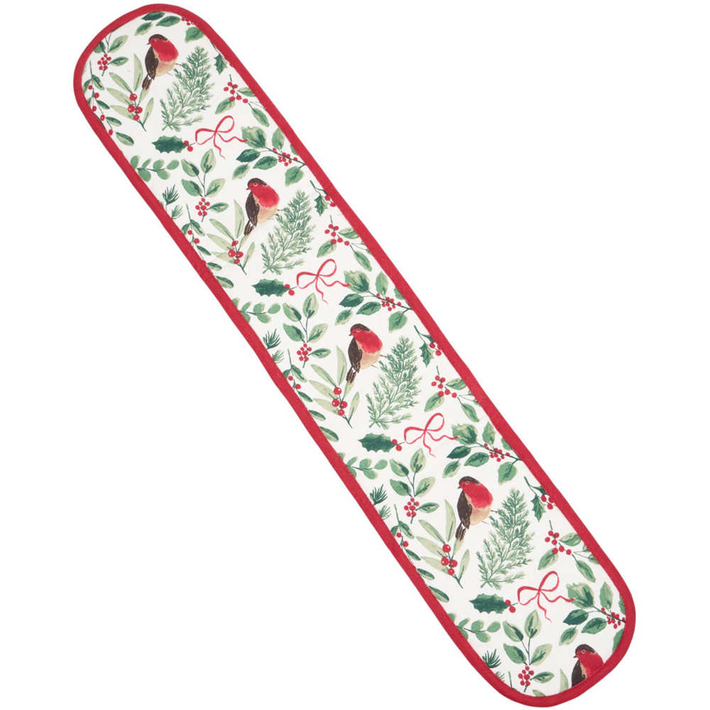 Festive Robin Double Oven Glove Red Image 5