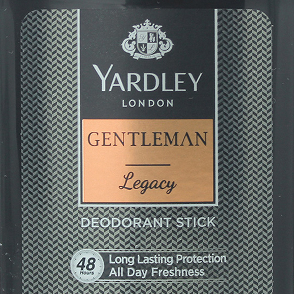 Yardley Gentleman Legacy Deodorant Stick 50ml Image 2