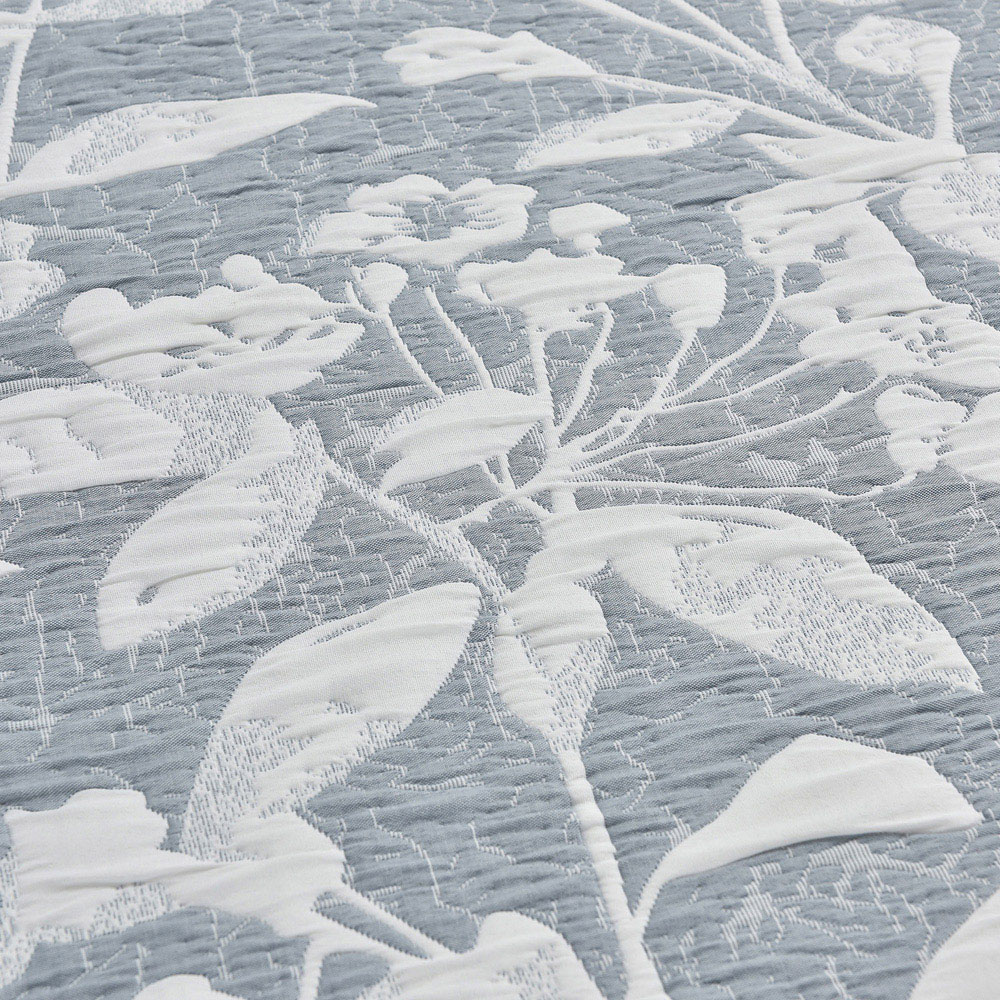 Sweet Dreams Ashbury Double Blue Botanical Duvet Cover Set Image 3