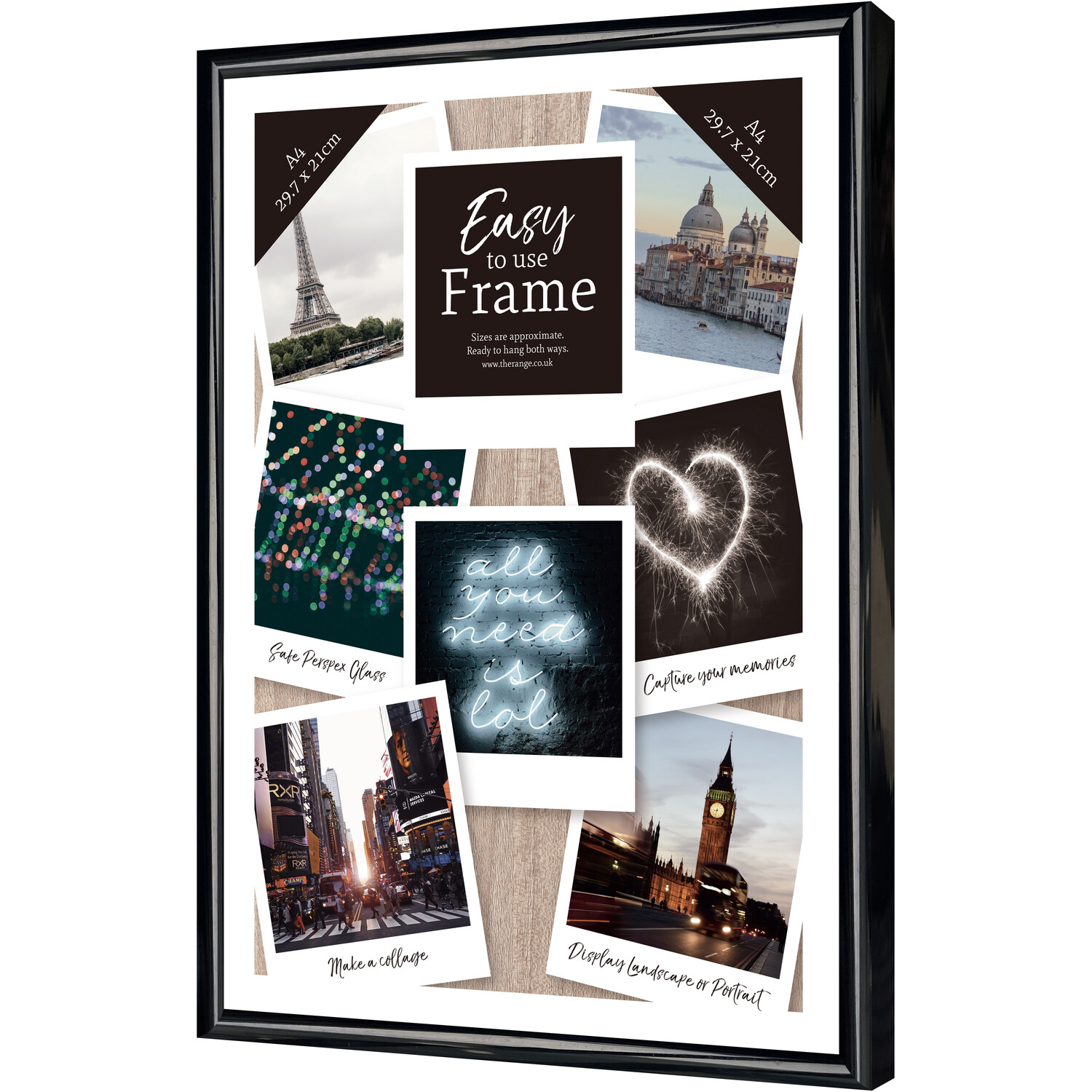 Easy Poster Frame - Black / A4 Image 1