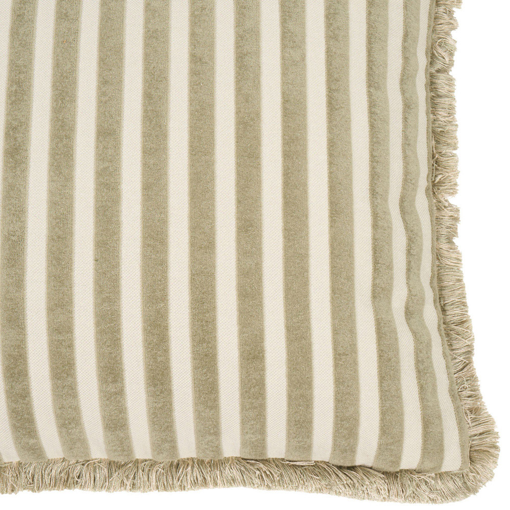 Isabella Stripe Ruffled Edge Cushion Image 5