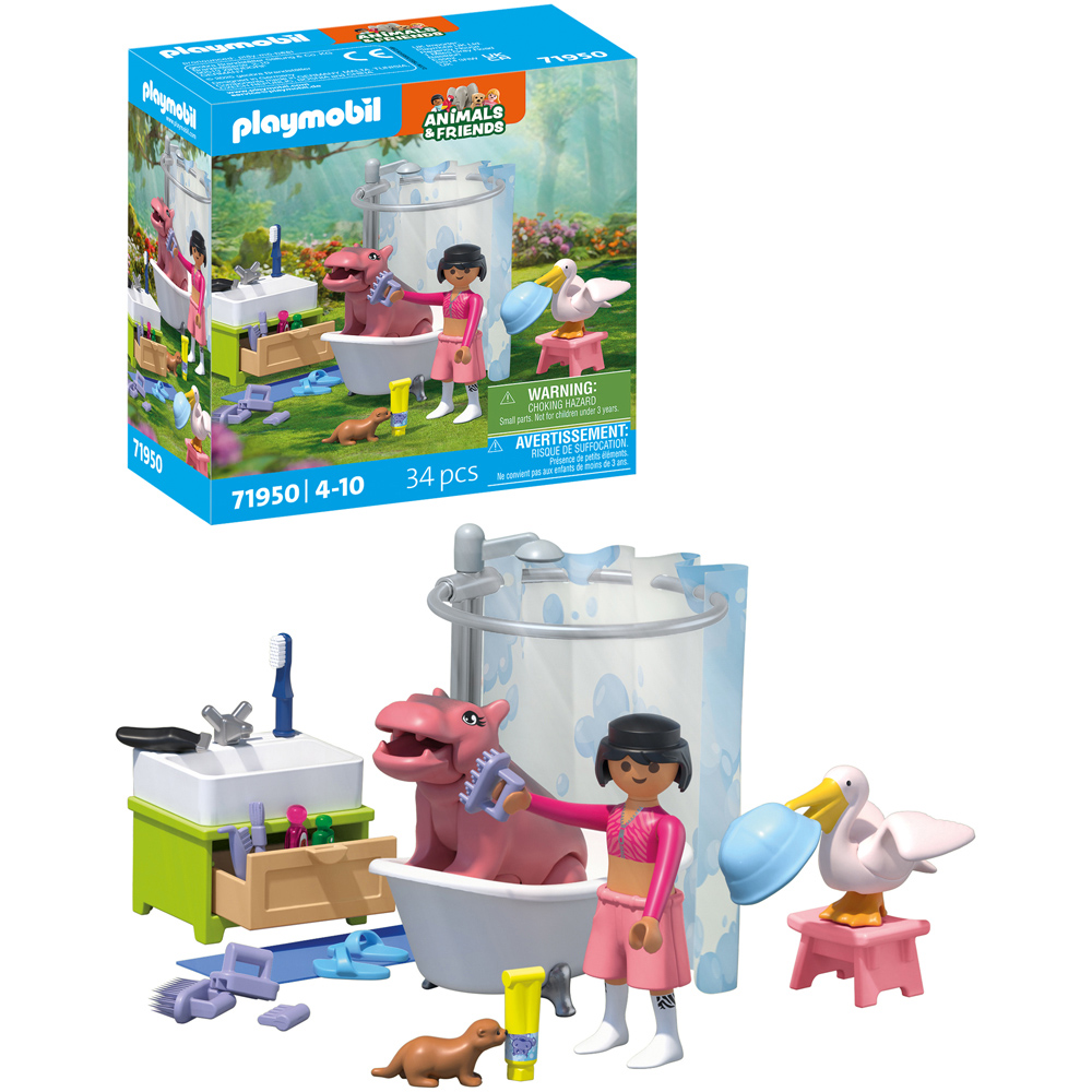 Playmobil Fun Animal Bathtime Playset Image 3