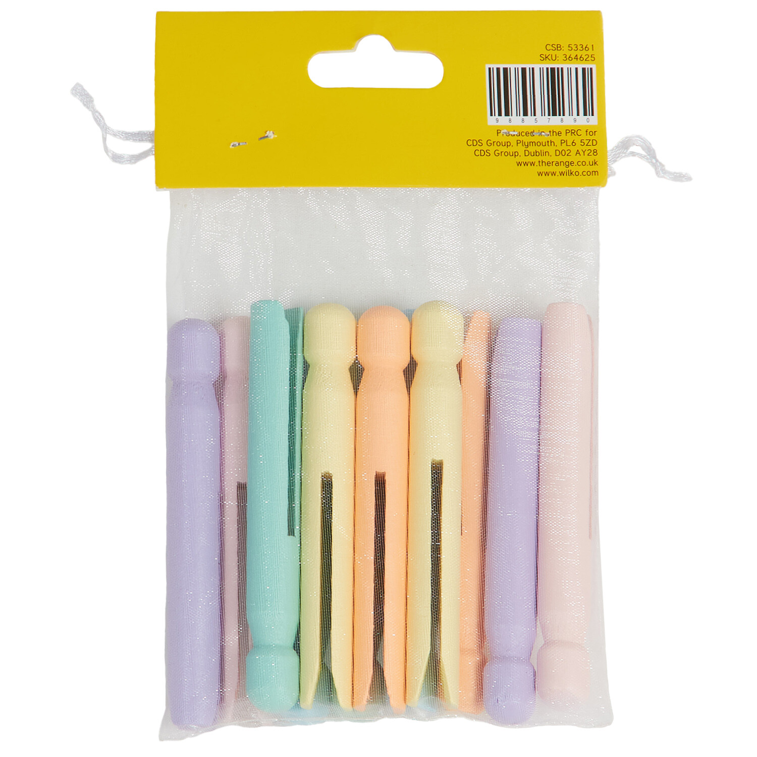 Pack of 12 Crafty Club Doll Pegs - Bright or Pastel Image 4