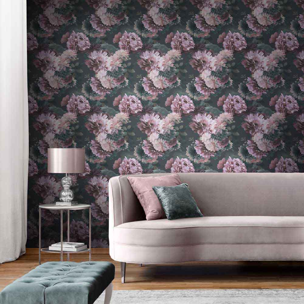 Lipsy Issey Green and Blush Wallpaper Image 3