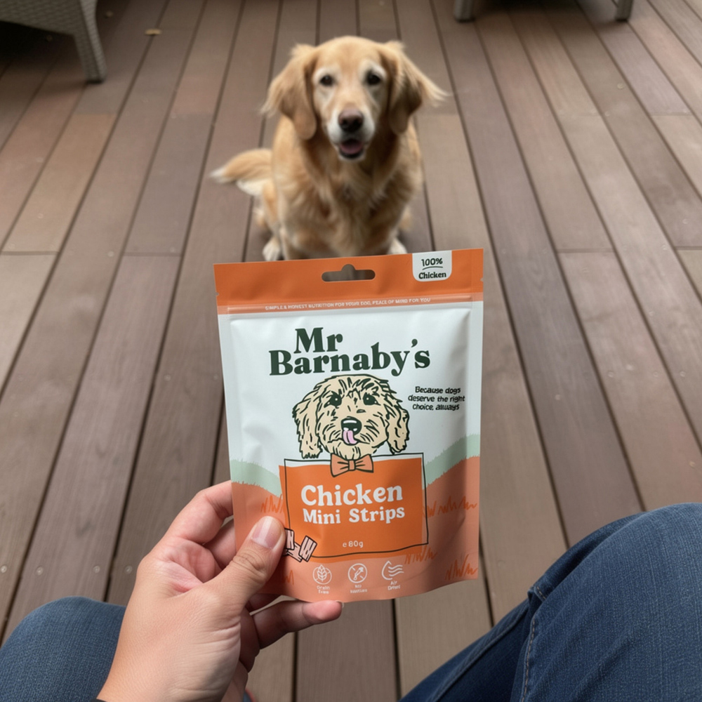 Mr Barnaby's Classic Meat Dog Treat Bundle 80g 6 Pack Image 4