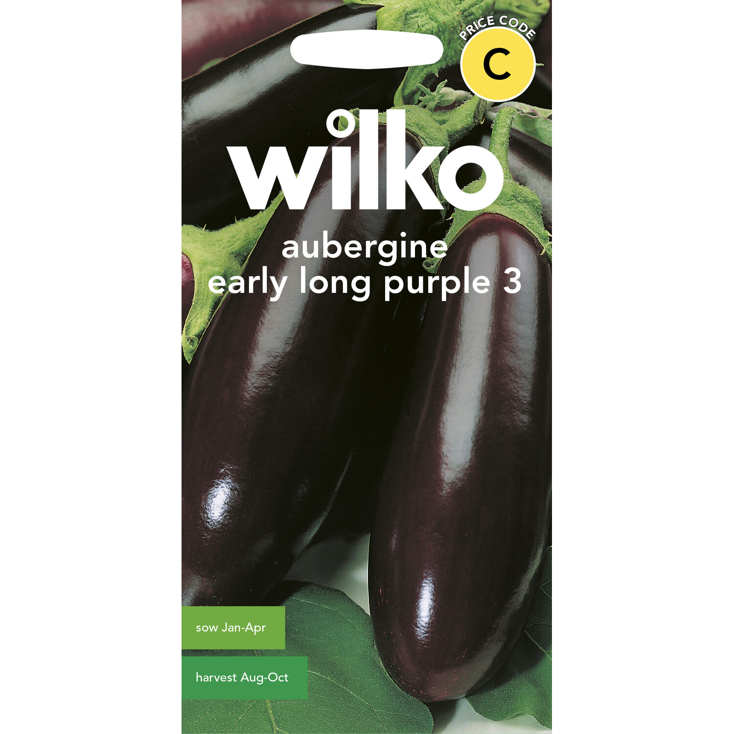 Wilko Long Purple Aubergine Seeds Image 1