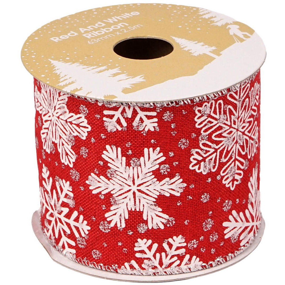 Red and White Ribbon - Red Image 4