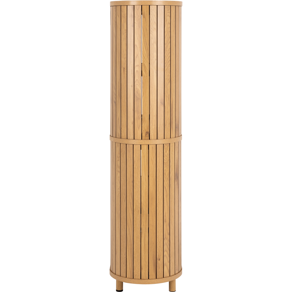 Florence Colima 4 Shelf Oak Bookcase Image 4