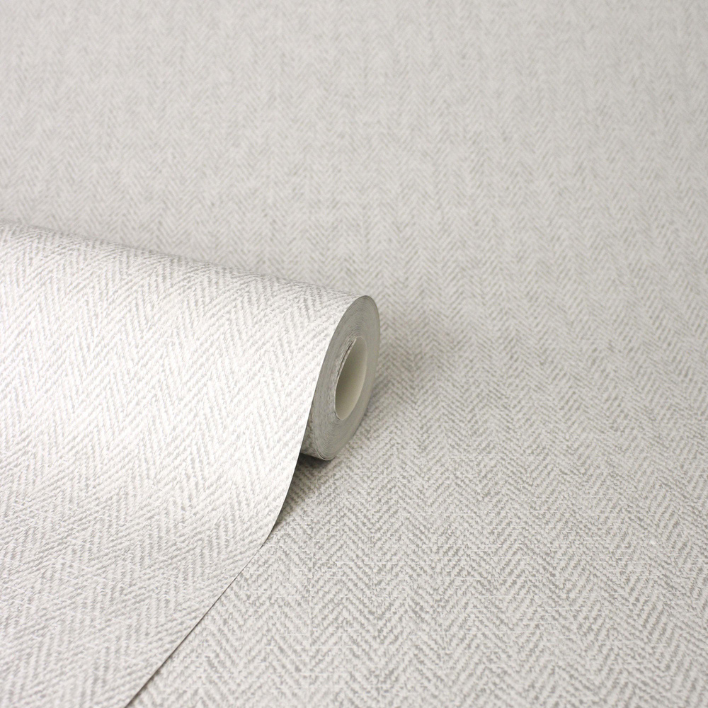 Crown Harris Texture Soft Grey Wallpaper Image 2