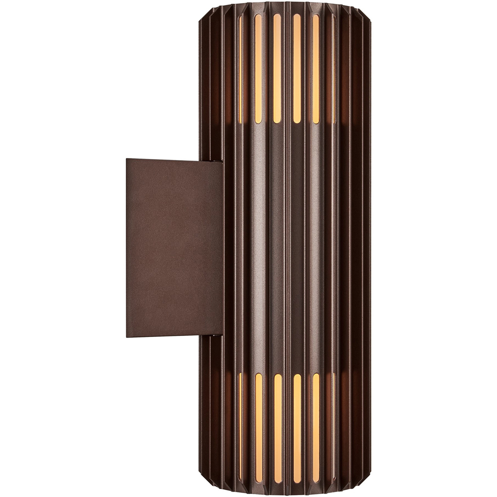 Nordlux Aludra Seaside Brown Metallic Double Wall Light Image 3