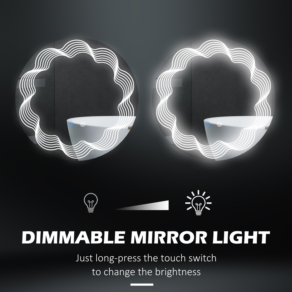 Portland LED Bathroom Vanity Mirror 60cm Image 5