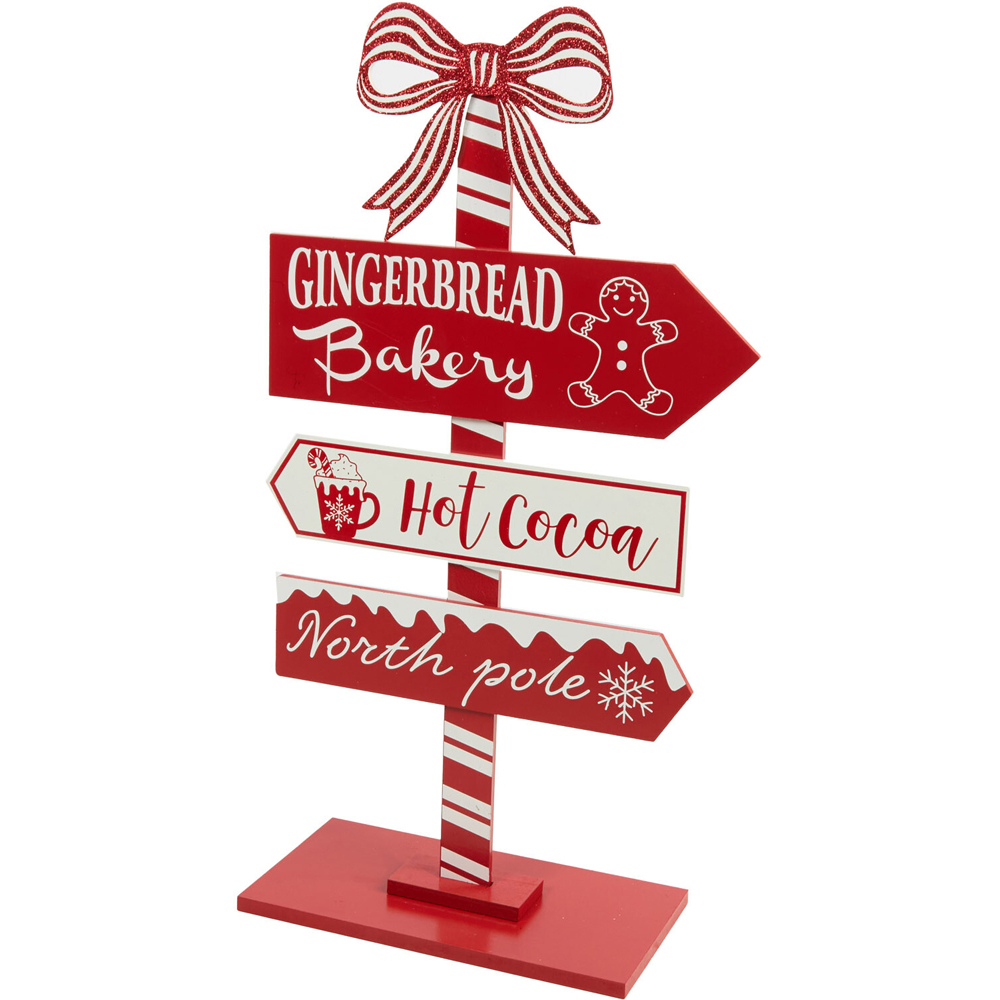 Candy Cane Bakery Lane Sign Image 1