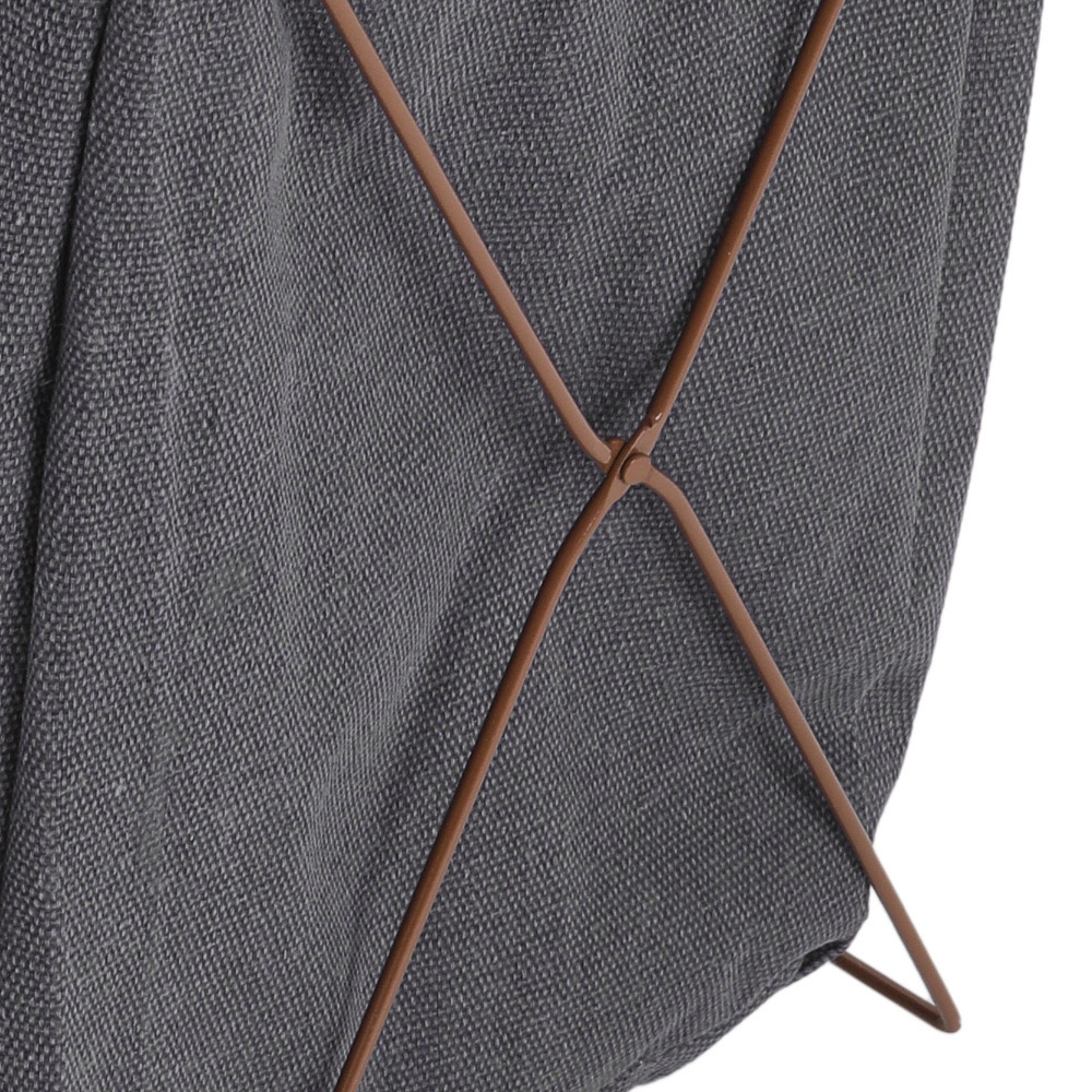 H&O Direct Grey Foldable Laundry Hamper Image 4