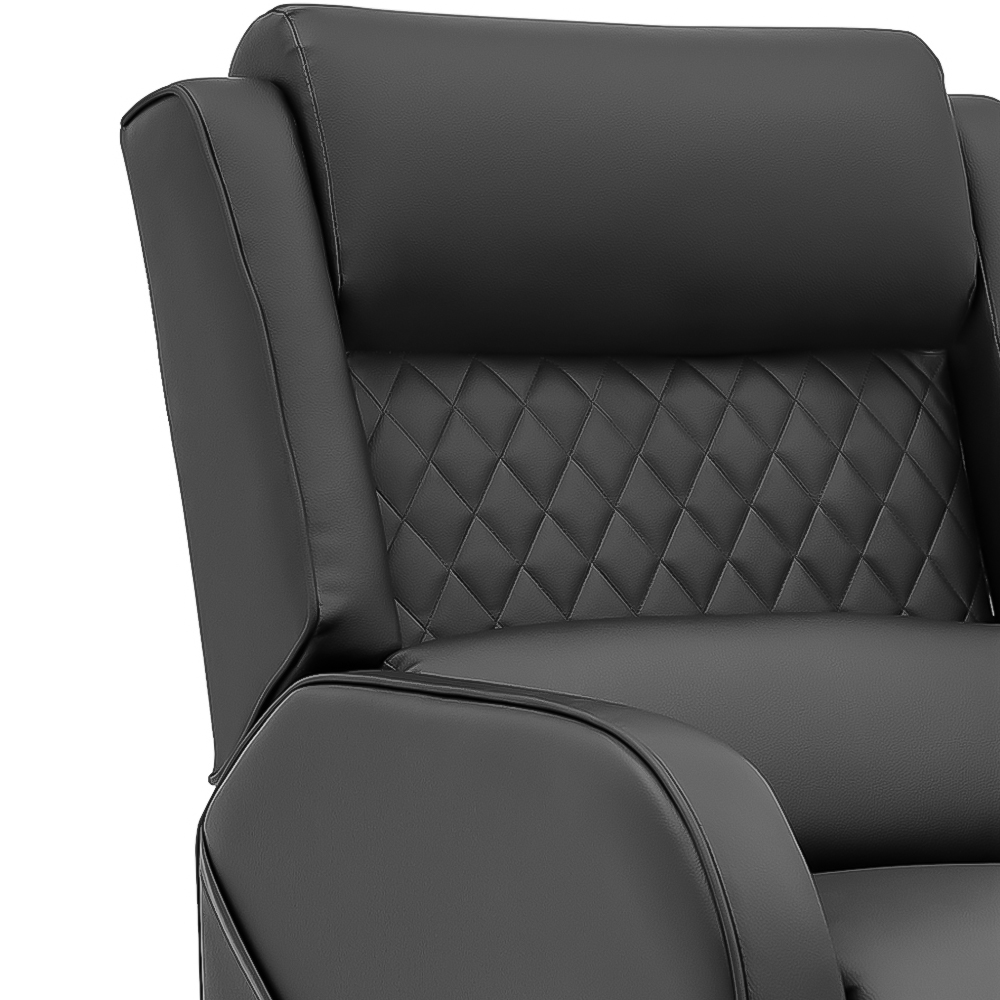 Home Detail Nova Black Manual Gaming Recliner Chair Image 5