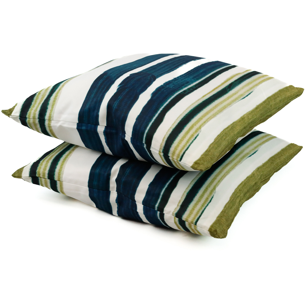 Streetwize Multicolour Painted Stripe Outdoor Scatter Cushion 4 Pack Image 3