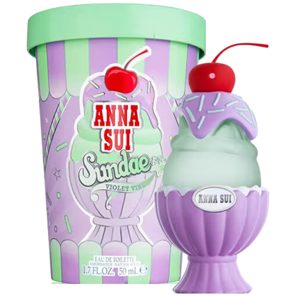 Anna Sui Sundae Violet Vibe Women Eau De Toilette Spray 50ml Image 2