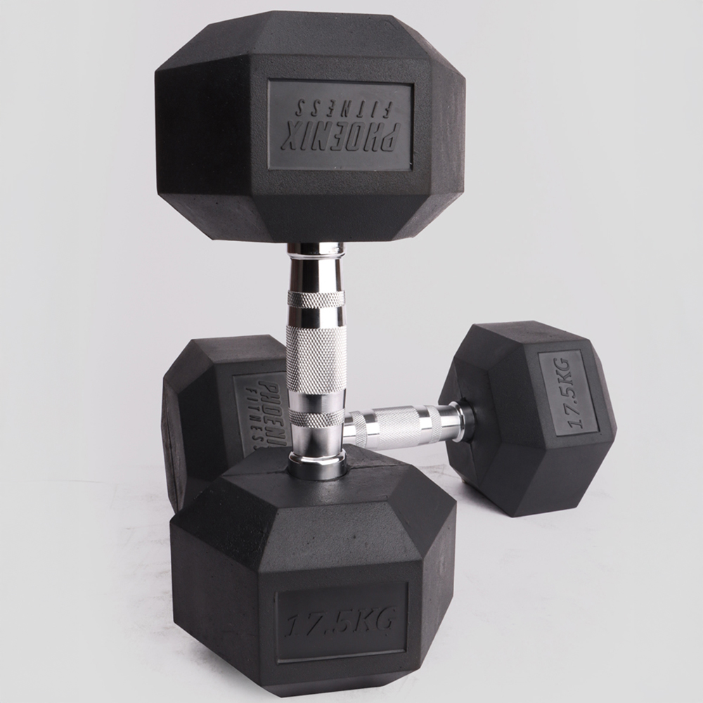 Phoenix Hexagonal Dumbbell Pair 17.5kg Image 3