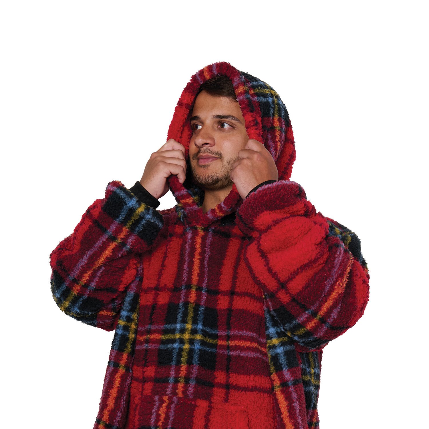 Printed Sherpa Hoodie Image 20