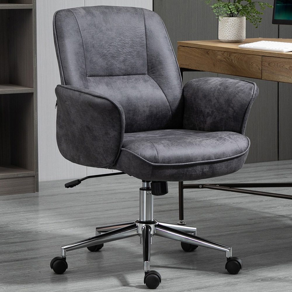 Charcoal grey shop office chair