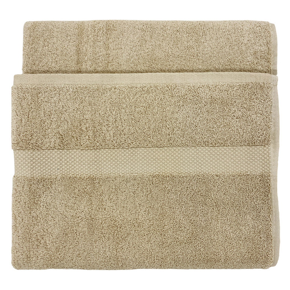 Yard Loft Combed Cotton Oatmeal Towel Bundle with Bath Sheets Set of 6 Image 3